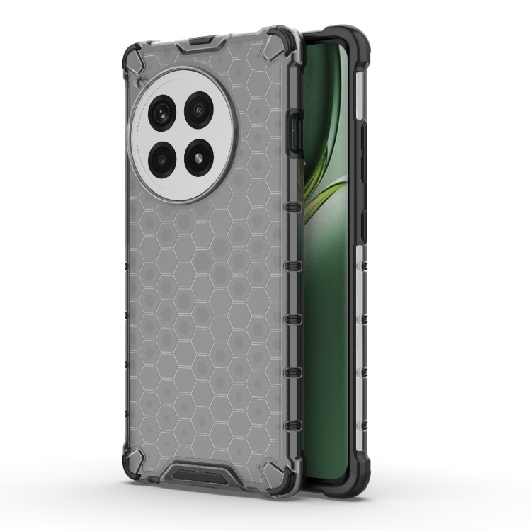 

For OnePlus Ace 3 Pro 5G Shockproof Honeycomb PC + TPU Protective Phone Case(Black)