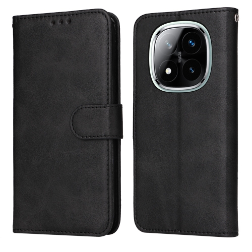 

For Redmi Note 14 Pro 5G / Note 14 Pro+ 5G Classic Calf Texture Flip Leather Phone Case(Black)