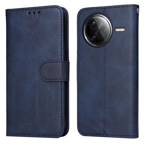 

For Redmi K80 Pro Classic Calf Texture Flip Leather Phone Case(Blue)