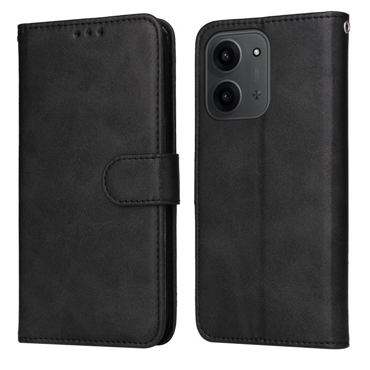 

For Redmi 15C 5G / 4G EU 173mm / Poco C85 5G Classic Calf Texture Flip Leather Phone Case(Black)