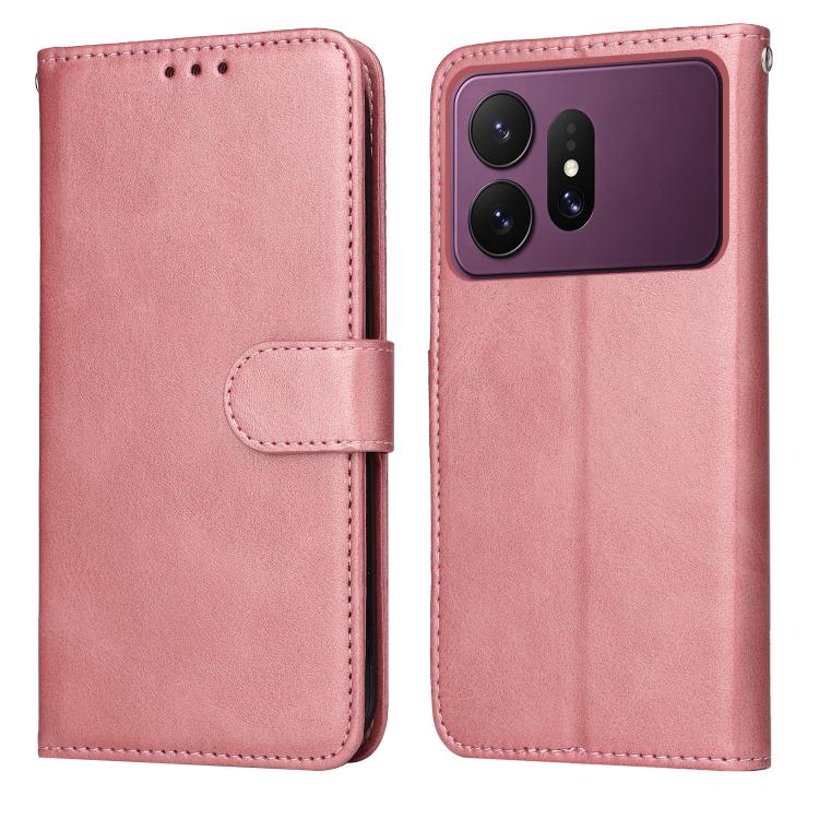 For Galaxy S27 Pro 5G Classic Calf Texture Flip Leather Phone Case(Rose Gold)