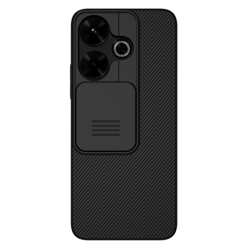 

For Redmi Note 13R 5G / 13 4G NILLKIN Black Mirror Series Camshield PC Phone Case(Black)