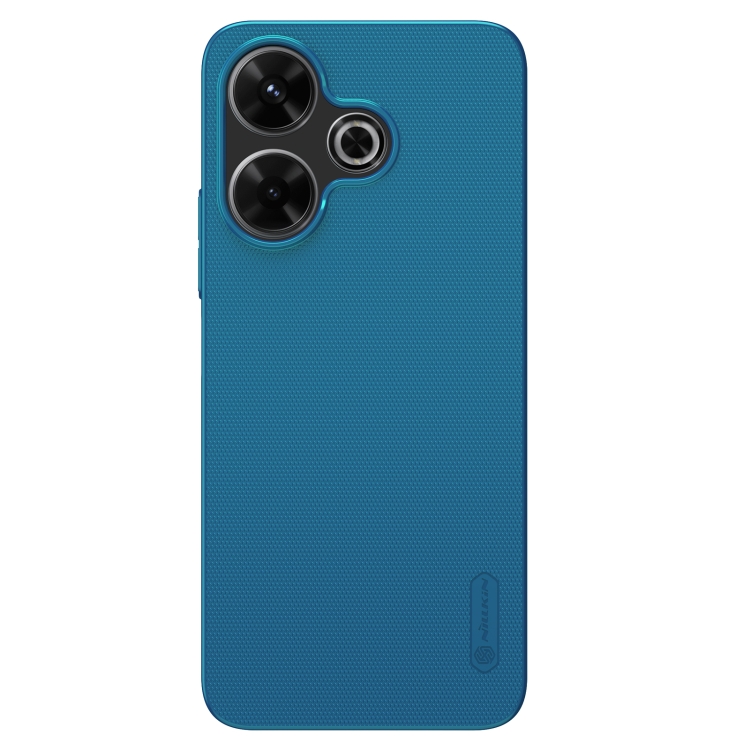 

For Xiaomi Poco M6 4G NILLKIN Frosted PC Phone Case(Blue)