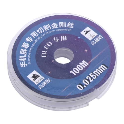 

0.025mm x 100m OLED LCD Screen Separation Diamond Wire