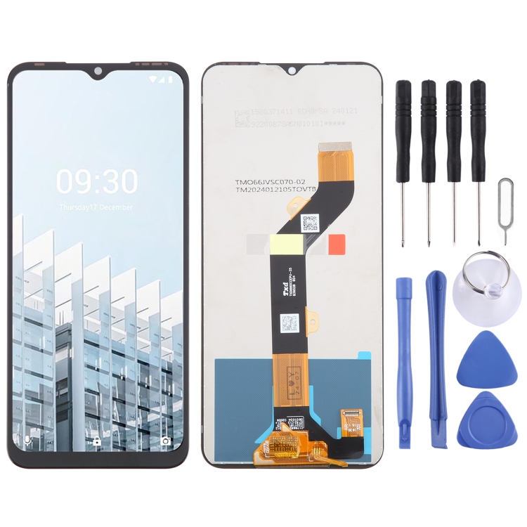 Tecno Pop 6 Pro BE8 OEM LCD 화면 디지타이저 전체 조립