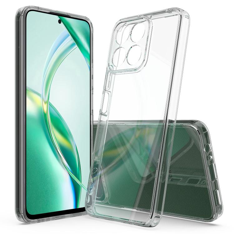 

For Honor X6c 4G Scratchproof Acrylic TPU Phone Case(Transparent)