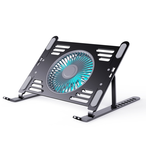 

R- JUST HZ44 Aluminum Alloy Laptop Cooling Stand(Black)