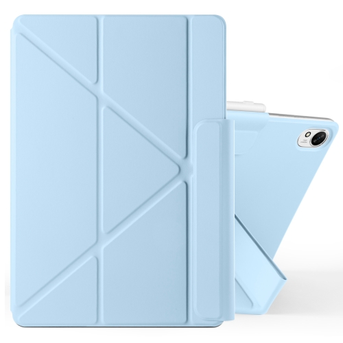 

For Huawei MatePad 11.5 / 11.5S Fixed Buckle Magnetic Deformation Leather Tablet Case(Ice Blue)