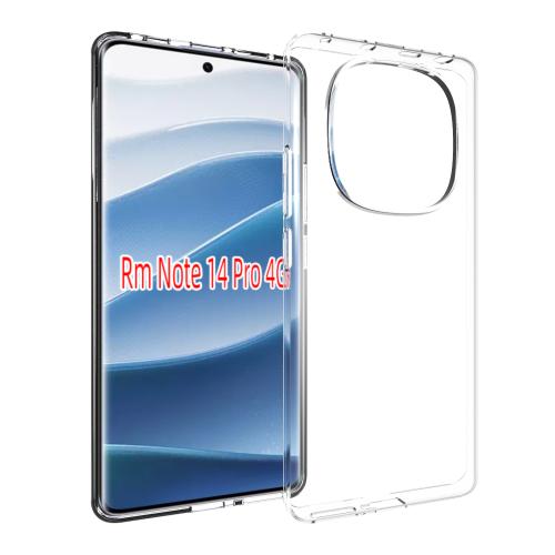 

For Redmi Note 14 Pro 4G Waterproof Texture TPU Phone Case(Transparent)