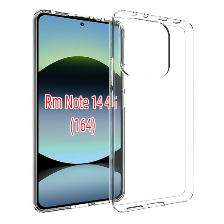 

For Redmi Note 14 4G 164.84mm Waterproof Texture TPU Phone Case(Transparent)