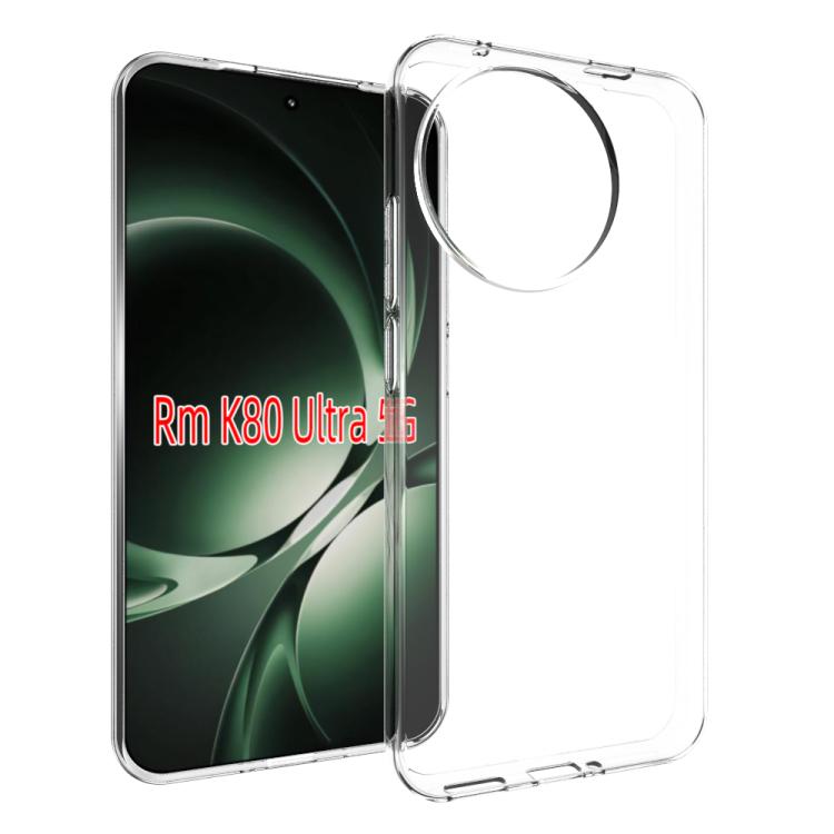 

For Redmi K80 Ultra Waterproof Texture TPU Phone Case(Transparent)