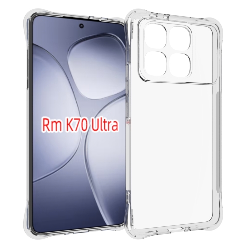 

For Redmi K70 Ultra Shockproof Non-slip Thickening TPU Phone Case(Transparent)