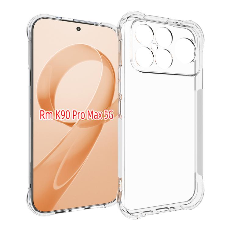 

For Redmi K90 Pro Max Shockproof Non-slip Thickening TPU Phone Case(Transparent)