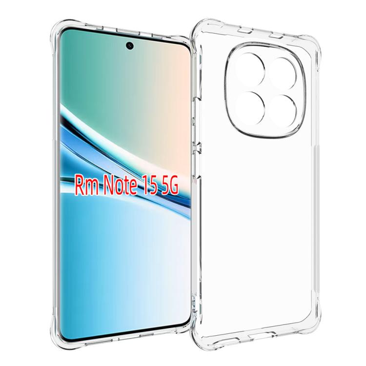 

For Redmi Note 15 5G / 4G Global 164mm Shockproof Non-slip Thickening TPU Phone Case(Transparent)