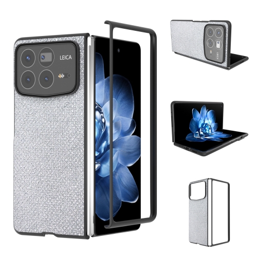 

For Xiaomi Mix Fold 4 Diamond Frame Edge Full Coverage Phone Case(Jewel Silver)