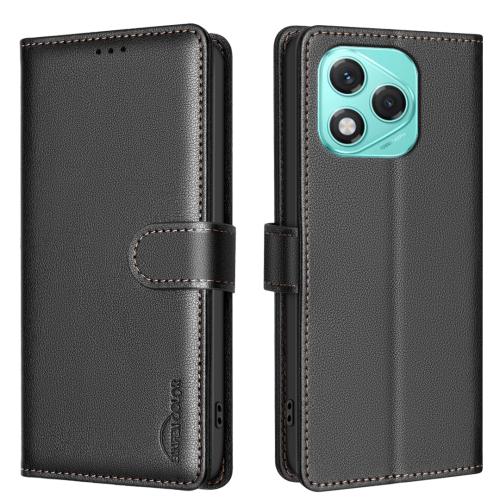 

For Honor 400 Lite Litchi Texture RFID Anti-theft Leather Phone Case(Black)