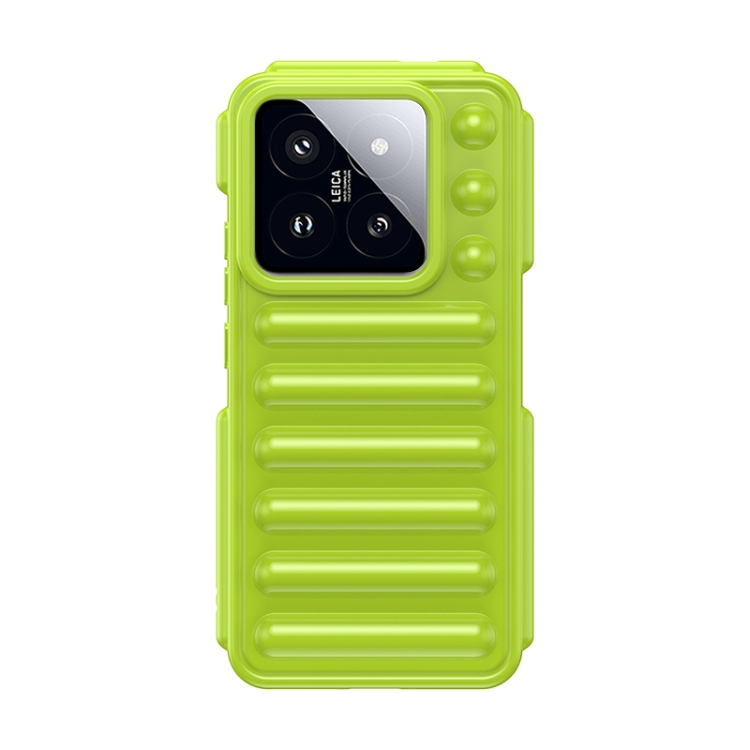 

For Xiaomi 14 Pro Capsule Series Candy Color TPU Phone Case(Green)