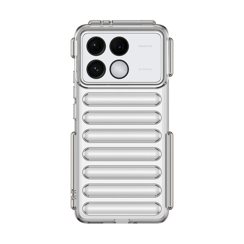 

For Redmi K70 Capsule Series Candy Color TPU Phone Case(Transparent)