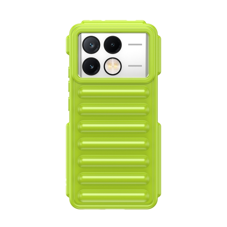 

For Redmi K70E Capsule Series Candy Color TPU Phone Case(Green)