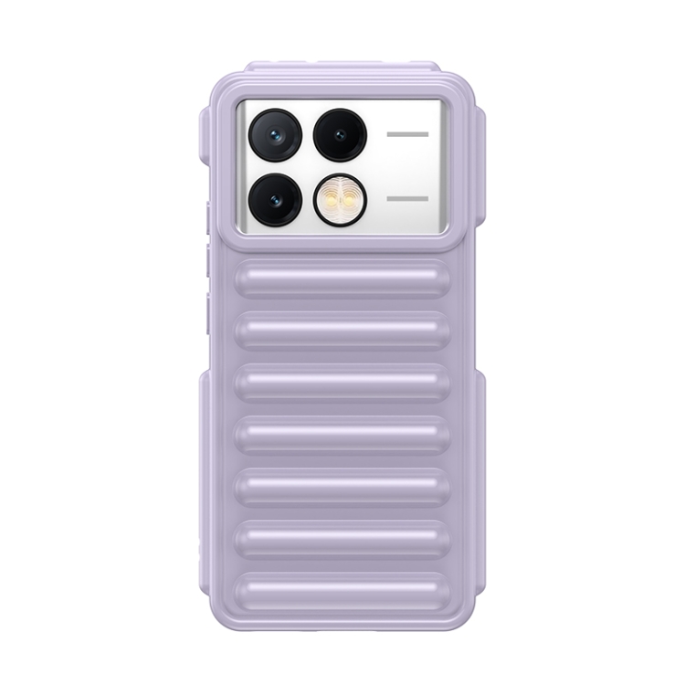

For Redmi K70E Capsule Series Candy Color TPU Phone Case(Purple)
