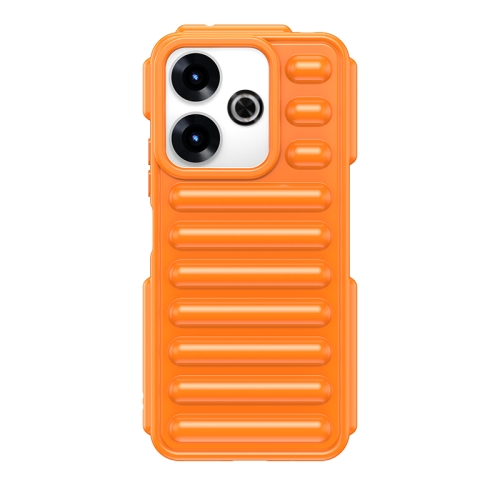 

For Redmi 13 4G Capsule Series Candy Color TPU Phone Case(Orange)