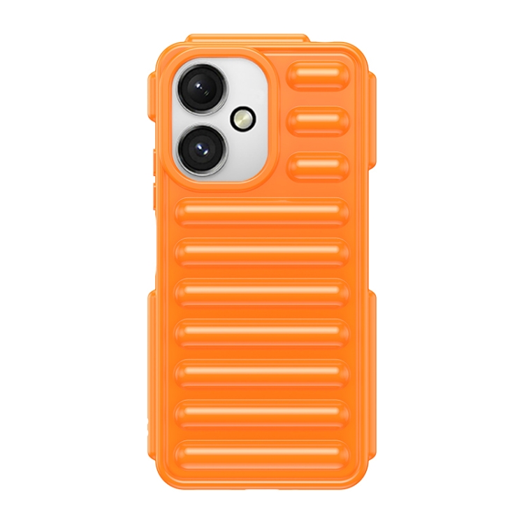 

For Redmi 13R Capsule Series Candy Color TPU Phone Case(Orange)