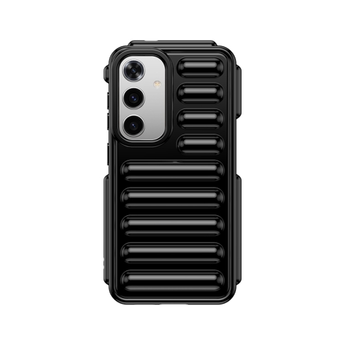 

For Samsung Galaxy S24 5G Capsule Series Candy Color TPU Phone Case(Black)