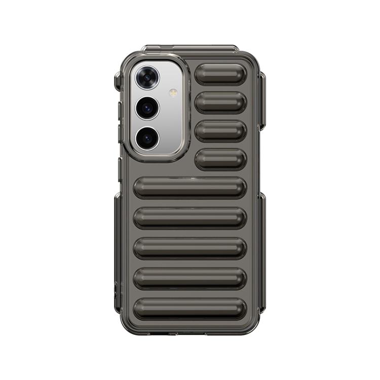 

For Samsung Galaxy S24 5G Capsule Series Candy Color TPU Phone Case(Transparent Grey)