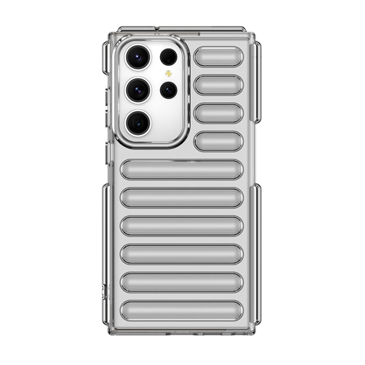 

For Samsung Galaxy S23 Ultra 5G Capsule Series Candy Color TPU Phone Case(Transparent)