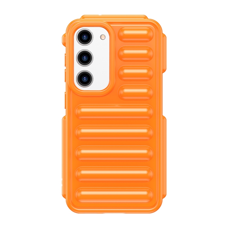 

For Samsung Galaxy S23 5G Capsule Series Candy Color TPU Phone Case(Orange)