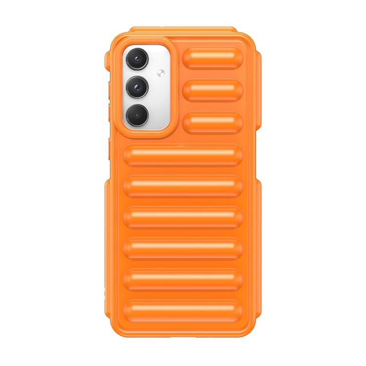 

For Samsung Galaxy F55 5G Capsule Series Candy Color TPU Phone Case(Orange)