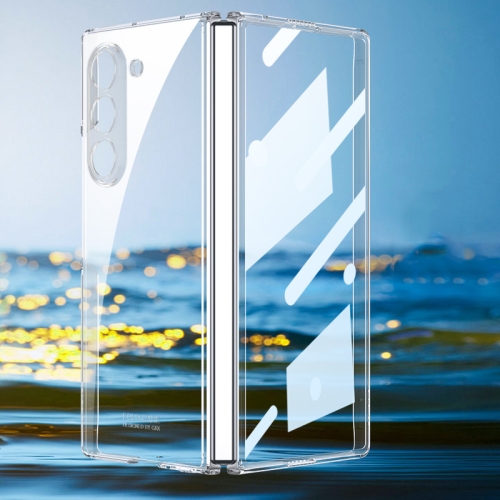 

For Samsung Galaxy Z Fold6 GKK Integrated Electroplating Phantom Full Coverage Phone Case(Transparent)