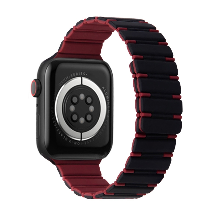 Apple Watch Series 5 40mm 2色マグネット式シリコンウォッチバンド 