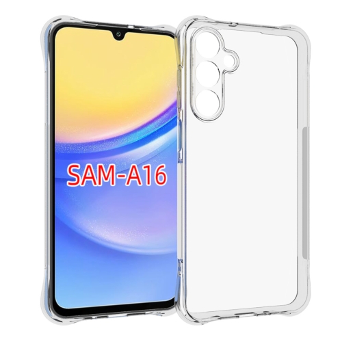 

For Samsung Galaxy A16 5G Shockproof Non-slip Thickening TPU Phone Case(Transparent)