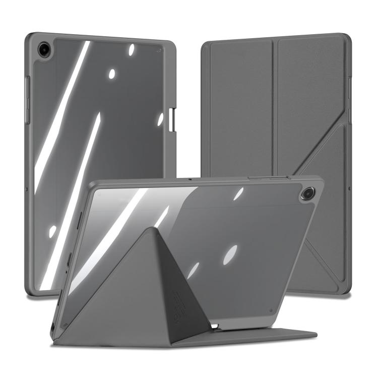 For Samsung Galaxy Tab A11+ / A9+ DUX DUCIS Magi Series Smart Leather Tablet Case(Grey)