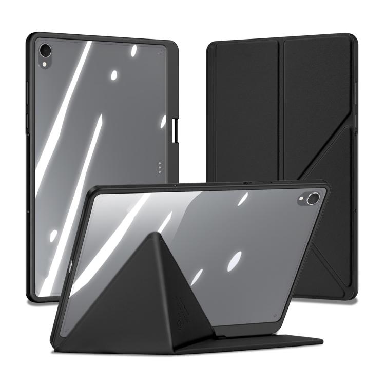 

For Samsung Galaxy Tab S11 DUX DUCIS Magi Series Smart Leather Tablet Case(Black)