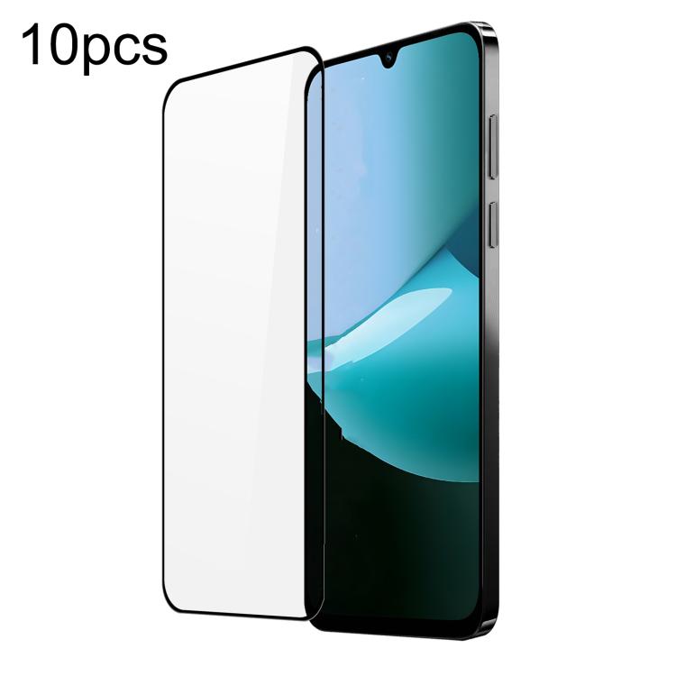 

For Redmi 15C 5G / 4G EU 173mm 10pcs DUX DUCIS 0.33mm 9H Medium Alumina Tempered Glass Film