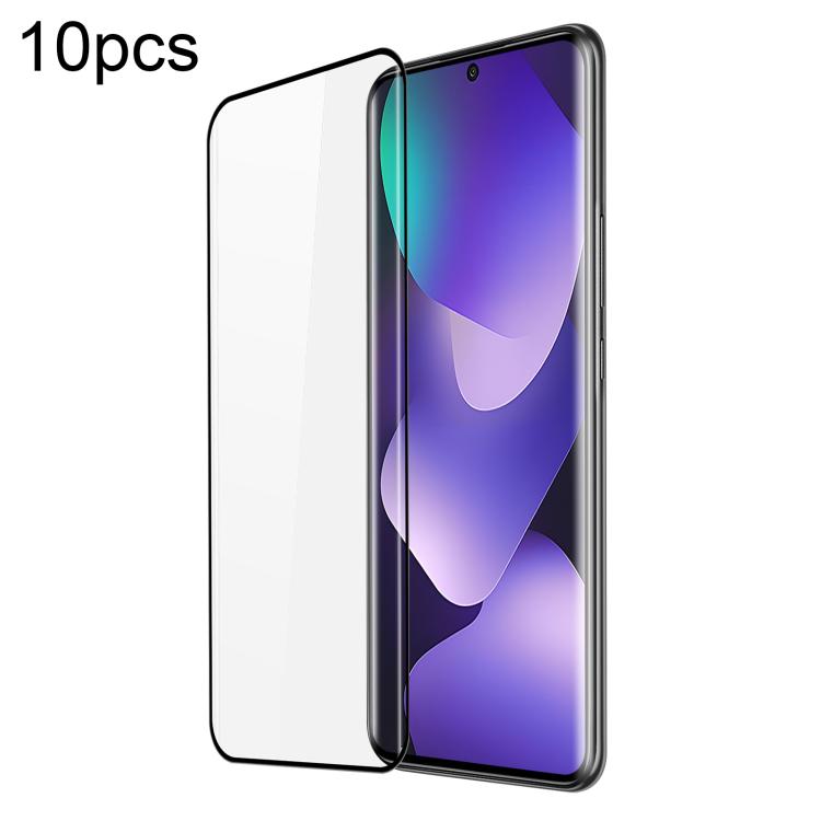 

For Redmi Note 15 4G / 5G Global 164mm 10pcs DUX DUCIS 0.33mm 9H Medium Alumina Tempered Glass Film
