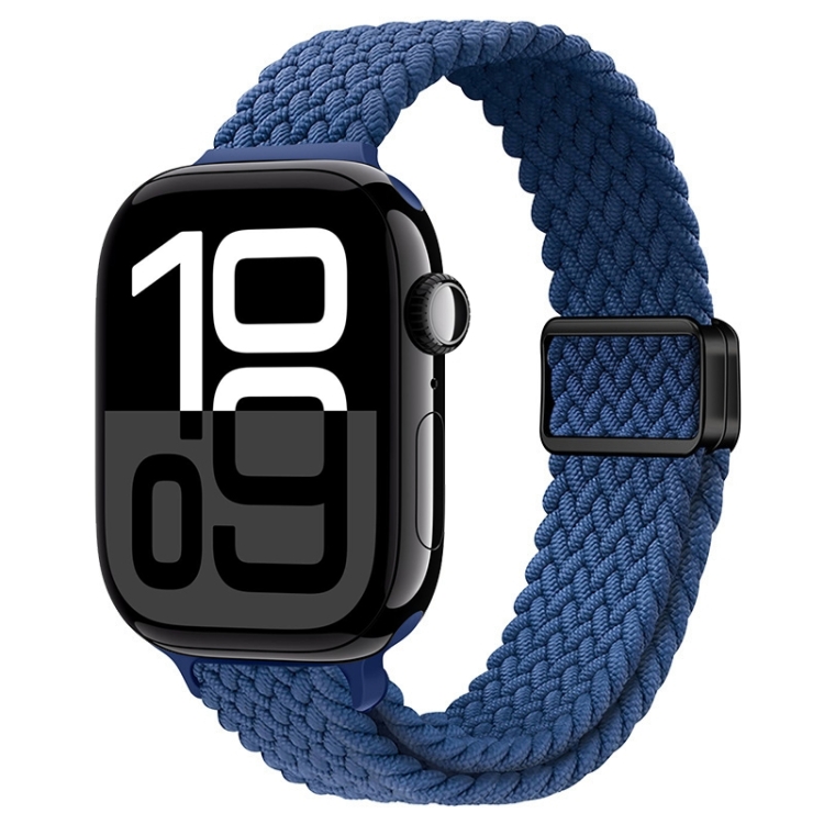 Dây đeo đồng hồ bện nylon mỏng có khóa từ tính cho Apple Watch