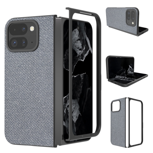 

For Google Pixel 9 Pro Fold Diamond Frame Edge Full Coverage Phone Case(Jewel Black)