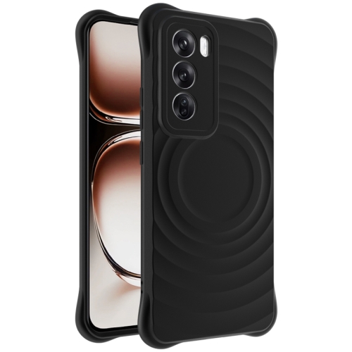 

For OPPO Reno12 Global IMAK UC-6 Series Manbo Frosting Soft Phone Case(Black)