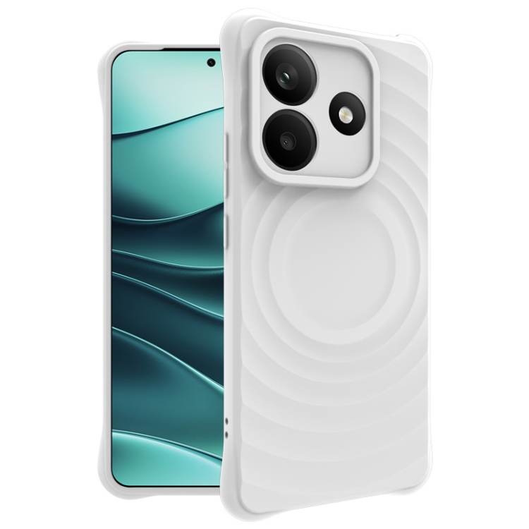 

For Redmi Note 14 5G IMAK UC-6 Series Manbo Frosting Soft Phone Case(White)