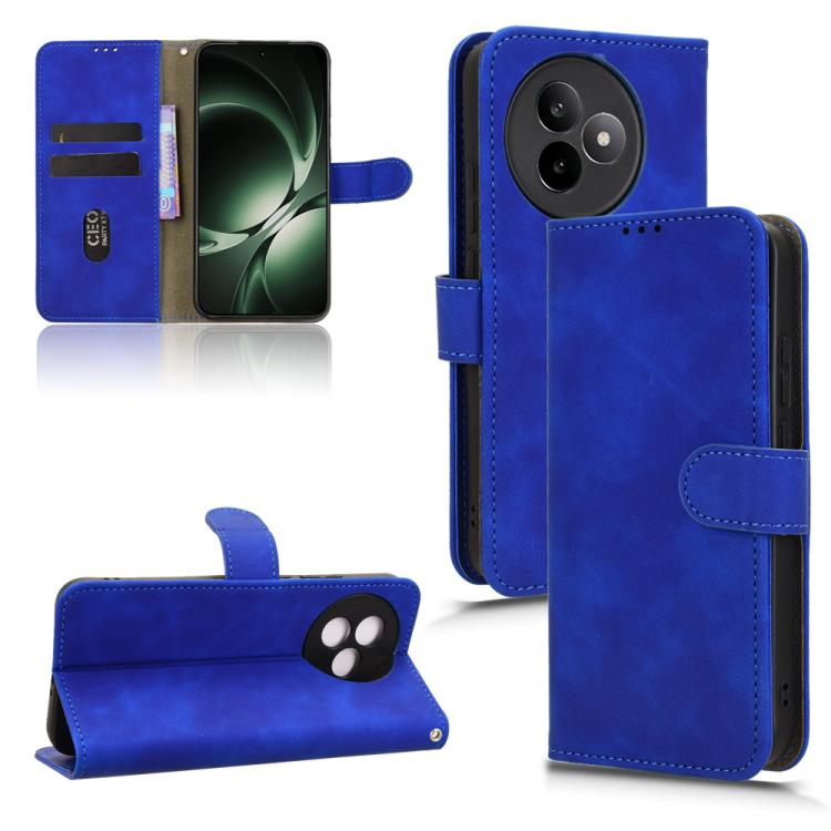 

For Redmi K80 Ultra Skin Feel Magnetic Flip Leather Phone Case(Blue)