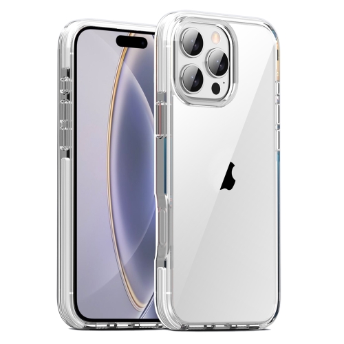 

For iPhone 16 Pro TPE Airbag TPU+ PC Full Coverage Phone Case(White)