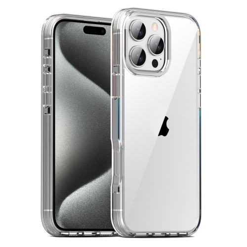 

For iPhone 15 Pro TPE Airbag TPU+ PC Full Coverage Phone Case(Transparent)