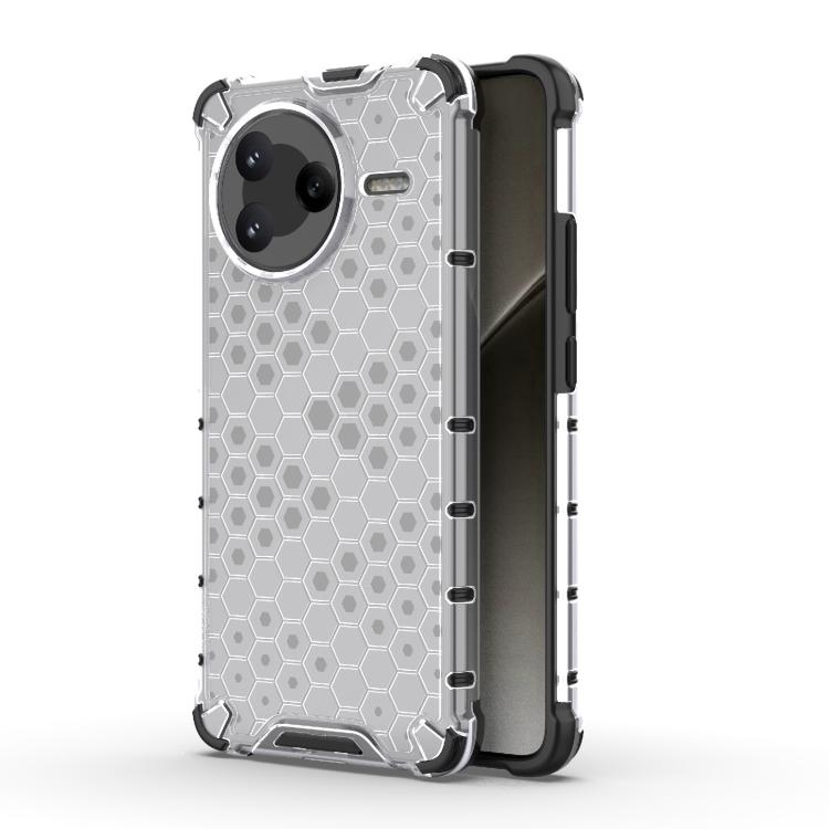 

For Redmi K80 / POCO F7 Pro Honeycomb Shockproof Phone Case(White)