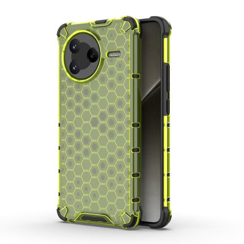 

For Redmi K80 / POCO F7 Pro Honeycomb Shockproof Phone Case(Green)