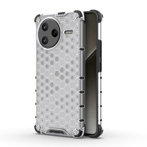 

For Redmi K80 Pro Honeycomb Shockproof Phone Case(White)