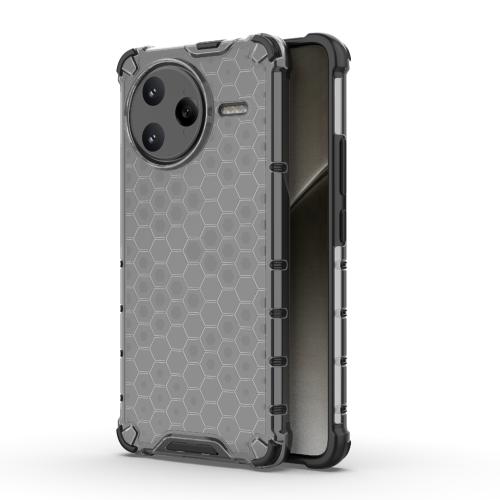 

For Redmi K80 Pro Honeycomb Shockproof Phone Case(Black)