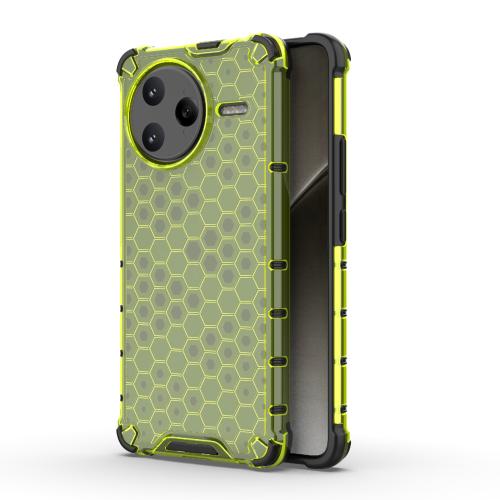 

For Redmi K80 Pro Honeycomb Shockproof Phone Case(Green)